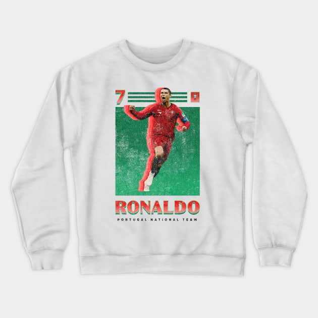 Cristiano Ronaldo Crewneck Sweatshirt by KC Designs